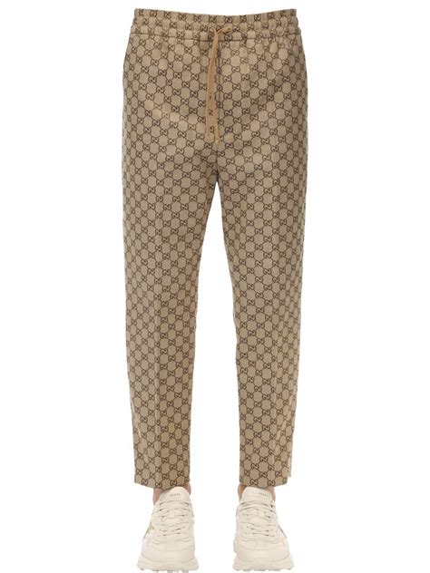 gucci cotton pants|gucci pants for men price.